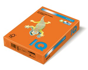 Barevné papíry IQ Color OR43, A4/80g, oranžová, balení 500 lst.