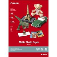 Canon Matte Photo Paper, foto papír, matný, bílý, A3, 297x420mm (A3), 170 g/m2, 40 ks, MP-101 A3