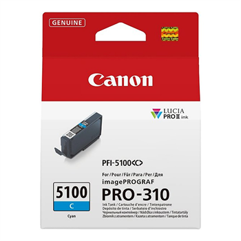 Canon originální ink PFI-5100 C, 6953C001, Cyan