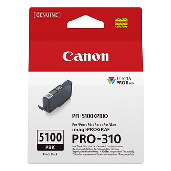Canon originální ink PFI-5100 PBK, 6952C001, photo black