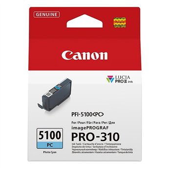 Canon originální ink PFI-5100 PC, 6956C001, Photo cyan