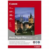 Canon Photo Paper Plus Semi-Glossy, foto papír, pololesklý, saténový, bílý, 330x480mm (A3+), 260 g/m2, 20 ks, SG-201 A3+