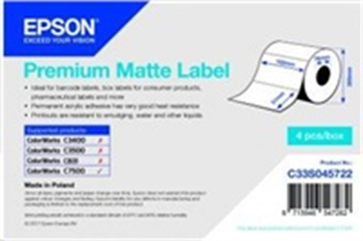 Epson label roll, normal paper, 102x51mm