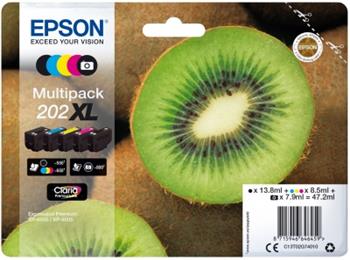 EPSON multipack 5 barev,202XL Premium, XL