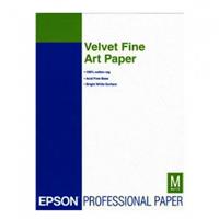 Epson Velvet Fine Art Paper, umělecký papír, sametový, bílý, A3+, 330x480mm (A3+), 260 g/m2, 20 ks, C13S041637