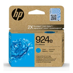 HP 924e EvoMore Cyan Original Ink Cartridge - originální, azurová