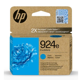 HP 924e EvoMore Cyan Original Ink Cartridge