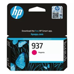 HP 937 Magenta Original Ink Cartridge - originální, purpurová