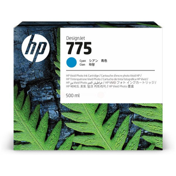 HP originální ink 1XB17A, HP 775, Cyan, 500ml, HP