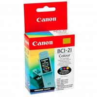 Inkoust Canon BCI 21C (0955A351) - originální | barevný, blistr