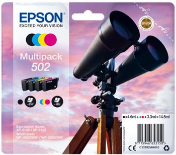 Inkoust Epson 502 (C13T02V64010) - originální | multipack