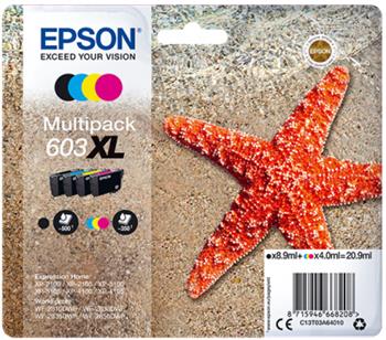 Inkoust Epson 603XL (C13T03A64010) - originální | multipack BKCMY