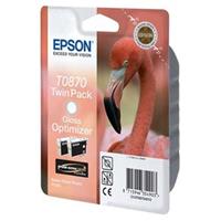 Inkoust Epson T0870 (C13T08704010) - originální | lesk, dualpack