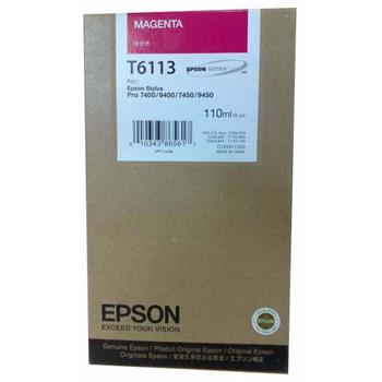 Inkoust Epson T6113 (C13T611300) - originální | purpurový