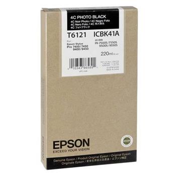 Inkoust Epson T6121 (C13T612100) - originální | foto černý