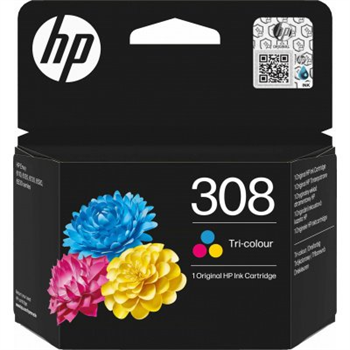 Inkoust HP 308 (7FP20UE) - originální tri color multipack, 120 str.