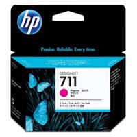 Inkoust HP 711 (CZ135A) - originální | purpurový, trojbalení