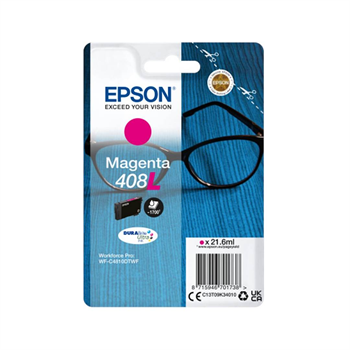 Inkoustová cartridge Epson 408L DURABrite Ultra - originální, purpurová
