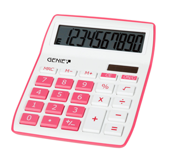 Kalkulačka Genie 840P růžová