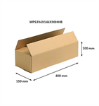Klopová krabice, vnější rozměr 400x150x100