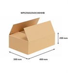 Klopová krabice, vnější rozměr 400x300x200