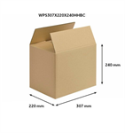 Klopová krabice, vnitřní rozměr 307x220x240 - extra pevná
