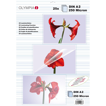 Laminovací fólie Olympia A2, 250 mic. 25 ks