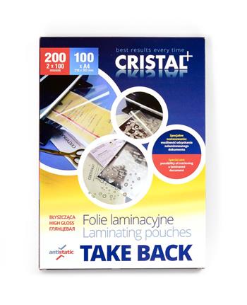 Laminovací fólie Take Back A4, 100 mic., 100 ks