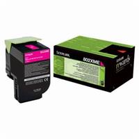 Lexmark originální toner 80C2XME, magenta, 4000str., Lexmark CX 510 de, 510 dhe, 510 dthe, O