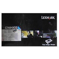 Lexmark originální toner C748H3CG, cyan, 10000str., Lexmark C748de, C748dte, C748e