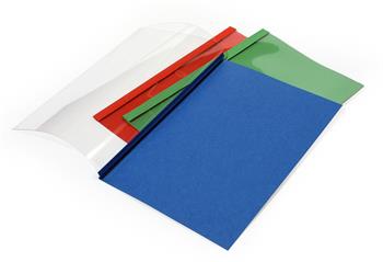 Obálky pro termovazbu PRESTIGE 1,5 mm modré, vhodné pro 1-10 listů, 10 ks