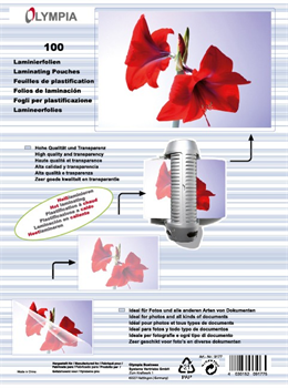 Olympia Laminovací fólie A5 125 mic. 100 ks