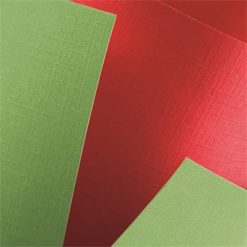Ozdobný papír Holland zelená 220g, 20 ks, A4