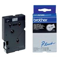 Páska Brother TC101 - originální | černý tisk, průsvitný podklad, laminovaná, 12 mm