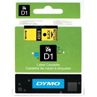 Páska DYMO 40918 - kompatibilní | černý tisk, žlutý podklad, 9mm 
