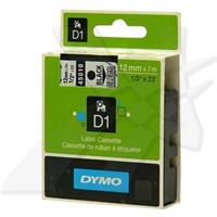 Páska Dymo 45010 - originální | černý tisk, průhledný podklad, 12 mm