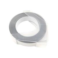 Páska DYMO S0898110, 520104 - kompatibilní | stříbrná, bílý tisk, 9mm