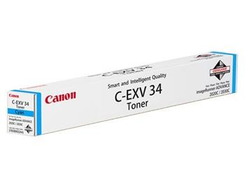 Toner Canon C-EXV34C (3783B002) - 19 000 stran | originální | azurový