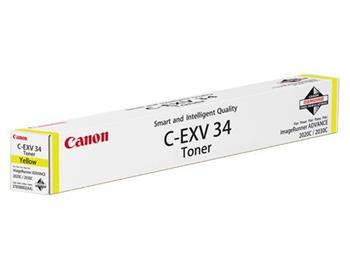 Toner Canon C-EXV34Y (3785B002) - 19 000 stran | originální | žlutý