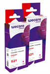 WECARE ARMOR sada ink kompatibilní s CANON CLI521M 2x10,5ml,červená,CLI-521 M