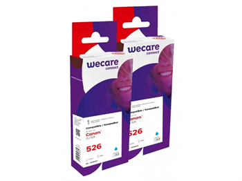 WECARE ARMOR sada ink kompatibilní s CANON CLI526C 2x10,5ml,modrá,CLI-526 C