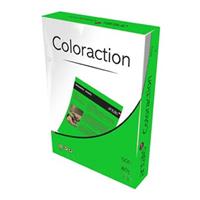 Xerografický papír Coloraction, Dublin, A4, 80 g/m2, tmavě zelený, 100 listů
